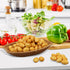 30pcs Lorigun Mini Artificial Potatoes, Lifelike Fake Potatoes Simulation Mini Vegetable for Home Kitchen Decoration
