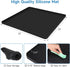 Mini Fridge Silicone Mat with Raised Edges, 24''x24''x0.5'', Prevent Water Leakage and Floor Damage from Elecrical Equipment such as Washing Machines, Dryer, Mini Fridge, Wine Cabinet.