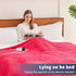50" 60" 10 8 BOMOVA Heated Electric Throw Blanket - x Heating Blanket with Heating Levels & Hours Auto Off, Warm