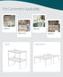 Kitchen Cabinet Shelf Organizer Rack, 2 Pack, Pantry Storage, Bathroom Bedroom Office Table Desk Space Saving, Steel