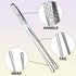 Geiserailie 3 Pcs Stainless Steel Kitchen Tongs, Korean BBQ Tweezers for Cooking, 11 Inch Grill Clamp Tool