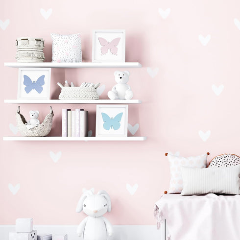 3D Set 3 (7x7) Tide and Tales Butterfly Room Decor for Girls, of Framed Wooden Wall Art for Nursery, Nature-Inspired