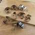 9-Piece Stainless Steel Cookie Cutter Mold Set, Small Numbers for DIY Fondant Chocolate Biscuits