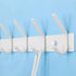 WEBI Coat Rack Wall Mounted, Coat Hooks Wall Mount, 4 Hooks for Hanging Coats, Hats, Jackets, Clothes, White, 2 Packs