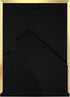 4x6 1 Pack 4x6 eletecpro Enamel Picture Frame with Real Glass Cover, Pink Photo Frame with Gold Metal Edge, Horizontal