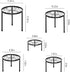 5 Pack CADANI Metal Plant Stands for Outdoor Indoor, Anti-Rust Iron Flower Pot Stand, Heavy Duty Plant Pot Stand