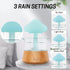 300ml 7 Rain Water Drop Humidifier - Mushroom Cloud Lamp Humidifier, Essential Oil Diffusers, White Noise Aromatherapy