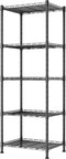 REGILLER 5-Wire Shelving Metal Storage Rack Adjustable Shelves,Standing Storage Shelf Units for