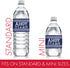 Ahoy Its a Boy Baby Shower Water Bottle Labels - Nautical Waterproof Stickers, 24 Count Party Favor Decorations