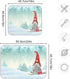 Christmas Gnome Standing Snowfall Winter Dish Drying Mat, Extra Large Absorbent Mat for Kitchen, 18" x 24"
