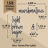 Talented Kitchen 158 Pieces Food Storage Labels for Glass Containers, Preprinted Black Script on Clear Stickers (Water