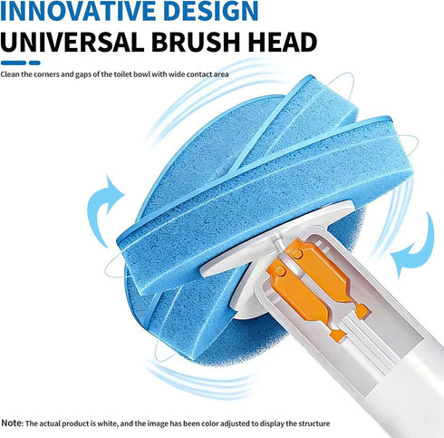 16 SOPAMI Disposable Toilet Cleaning System - Toilet Wand Kit with High-Performance Refills, Wall Mounted Toilet Brush