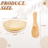 20 Tessco for you Pcs Yogurt Jar Lids with Small Spoons Bamboo Jar Lids with Silicone Sealing Rings Wooden Spoons