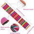Mexican Table Runner, 14 x 84 Inch Serape for Party Wedding Decorations, Fringe Cotton