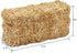 FloraCraft Decorative Straw Bale, Natural, 5 Inch x 6 Inch x 13 Inch