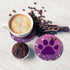 Pznen 2 Pack Accessories,Set 2 Big Dog Paw Coasters for Drinks Little Animal Puppy Cat Kitten Paws Print Design