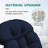 44x19.4x4 inch, 1) Adirondack Chair Cushion, Rocking Chair Cushion High Back Patio Cushions of Upper and Lower