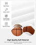 Computer Office Chair Cover, Basketball Texture Brown Washable Removable Slipcover for Rotating Boss Chair (1pcs)