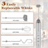 Rechargeable Milk Frother Handheld, Electric Foam Maker Wand, 3 Stainless Whisks, Drink Mixer for Lattes, Cappuccino