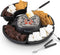 Kusini Smores Maker, Flameless Electric Indoor Marshmallow Roaster, 4 Detachable Trays & Forks, Gift Set