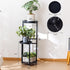 3 CHPHI Tier Plant Stand, Tall Metal Shelf Holder for Indoor, Outdoor Display Rack Flower Pot Stand for Corner Living