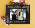 Personalized Newlywed Couples Leather Picture Frame - 7x5 Engraved Wedding Anniversary Gift