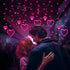 12 138 8 Valentines Day Decor, Pink Love Heart String Lights for Bedroom, Hearts LED Fairy Twinkle Lights with Remote