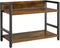 IBUYKE 2-Tier Spice Rack, Industrial Counter Shelf Desktop Storage Organizer for Kitchen Office Living Room