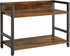 IBUYKE 2-Tier Spice Rack, Industrial Counter Shelf Desktop Storage Organizer for Kitchen Office Living Room