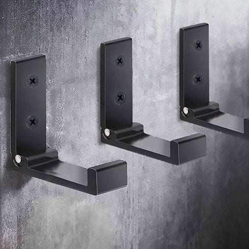 Folding Coat Hooks - Foldable Wall Hooks for Hanging, Pack of 4 Aluminum Alloy Cloth Hanger