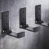 Folding Coat Hooks - Foldable Wall Hooks for Hanging, Pack of 4 Aluminum Alloy Cloth Hanger