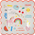 Meri Meri Rainbow & Unicorn Plates - Small Birthday Party Decorations