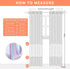 84 Inches Grommet W34 L84 2 Set XiDi Kids Curtains Long for Girls Bedroom Nursery Rainbow Blackout Curtains Unicorn