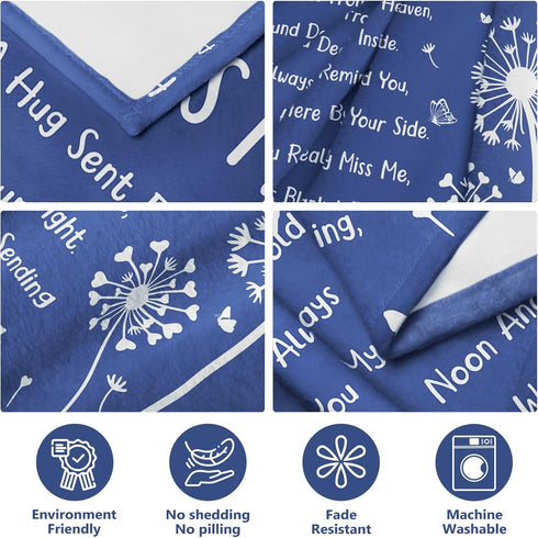 60" 50" Memorial Sympathy Gifts for Loss of Loved One Mom Dad, Bereavement Gifts, in Memory of Loved One Gifts, Hugs
