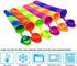 Popsicle Molds, 6 Pieces Silicone Ice Pop Molds, Drip Free Maker for Kids, BPA Free Freezer Tubes with Lids