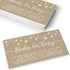 Printed Party Baby Shower Bring a Book Insert Cards, Rustic Kraft, Set of 25