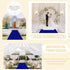 Royal Blue Velvet Aisle Runner 15FTx2FT for Wedding Ceremony, Bridal Shower, Indoor Church, Outdoor Hallway Runner