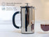 High Borosilicate Glass French Press, 1000 ml Capacity with 304 Stainless Steel for Coffee Enthusiasts