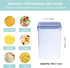 900ml 0.9qt) Airtight Food Storage Container Pop Containers With Lids, Bpa Free for Spaghetti Cereal Flour Rice Kitchen