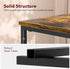 Set 2, Simple Trending End Table, Nightstand of Side Table for Living Room, Bedroom, Rustic Brown