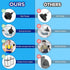 Set 18-in 2025 UMIEN Toilet Brush and Plunger - Updated No-Rust - Stainless Steel Design - Long Handles