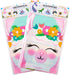 WERNNSAI 2 PCS Llama Table Cloth - Llama Birthday Decorations for Kids Girls Pink Party Supplies 54'' x 108''