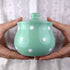 City to Cottage Ceramic Sugar Bowl with Lid - 10oz Sugar Container for Coffee Bar, Handcrafted Turquoise Blue