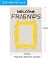 ZJXHPO Welcome Friend Garden Flag Inspire Gift Novelty Garden Flag Outdoor Gift (Welcome Friends)