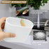 Toothbrush Holder with Bamboo Divider, 2 Slots Detachable Electric Toothbrush and Toothpaste Organizer Caddy for