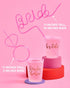 xo, Fetti Bachelorette Party XL Pink Bride + Diamond Ring Straw Set, 8 Pieces for Bridal Shower Decorations