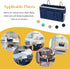 Bedside Storage Caddy, Hanging Storage Bag for Headboards, Bunk Beds, Dorm Rooms, Book Phone Magazine Holder (Navy Blue)