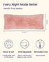 ZonLi Fluffy Body Pillow, Full Body Pillows for Adults, Long Pillow for Sleeping with Removable Cover and Adjustable