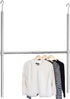DecoBrothers Adjustable Hanging Closet Rod, Chrome