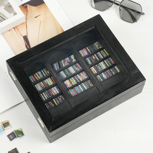TABTAG 240 Anxiety Bookshelf - Shake Off Your Anxiety,Miniature Display Shelf,Contains Miniature Book Models,Antique